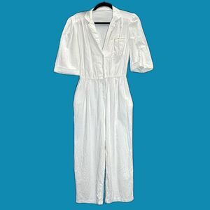 Vintage 80’s Puffed Short Sleeve Jumpsuit Sz s/m